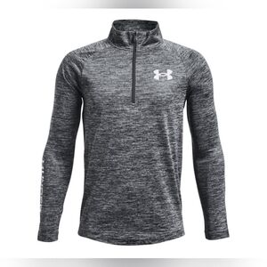 Under Armour Tech™ Big Logo ½ Zip -‎ Boys Grey NWT Youth Large